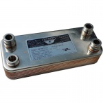 Теплообмінник вторинний (Zilmet 17B1901215) на газовий котел Vaillant atmoMAX, turboMAX Pro/Plus 12 пластин