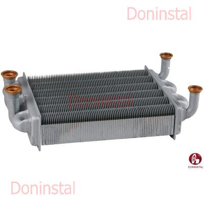 Бітермічний теплообмінник на газовий котел Ferroli Domiproject F24/С24, FerEasy F24/С24