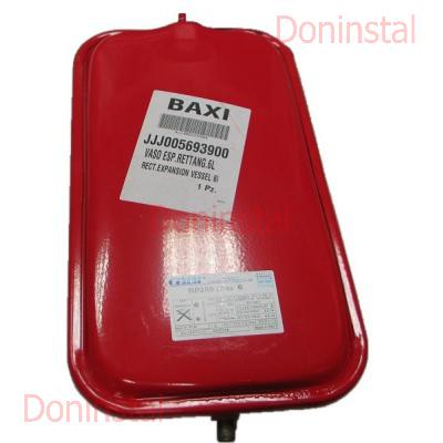 Розширювальний бак прямокутний 6л на газовий котел Baxi/Westen